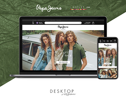Landing Page for Pepe Jeans | Ripley.com