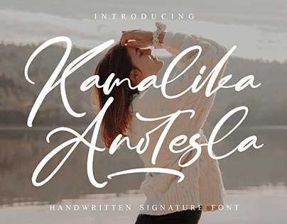 Kamalika Anotesla - Handwritten Signature Font