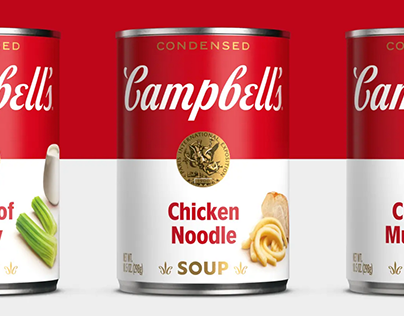 Campbell's Soup Rebranding – Gold Medallion.