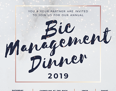 BIC Management Dinner 2019