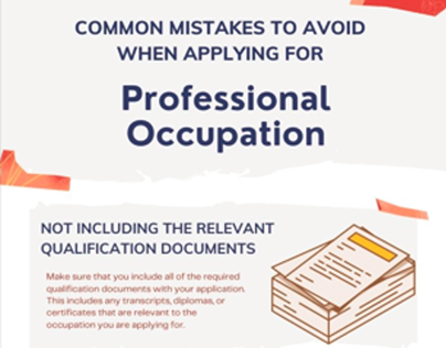 Mistakes to Avoid When Applying for Occupation