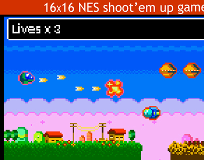 16x16 Nes Shoot them up Gamepack