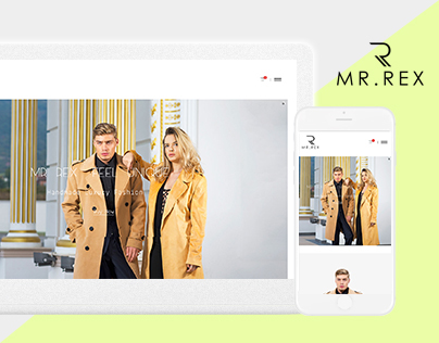 Mr.Rex Fashion - Web Design
