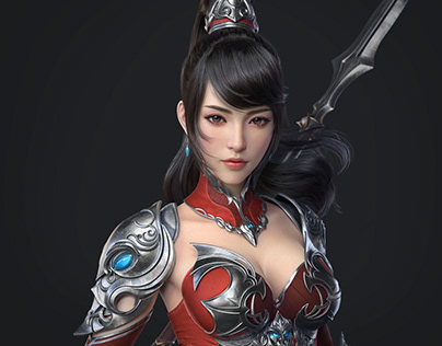 Goddess Warrior 3D Design