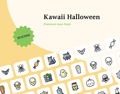 Kawaii Halloween - Icon Pack
