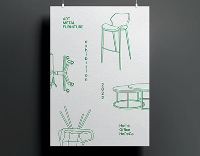 Furniture exhibition poster design