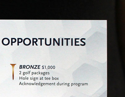 Golf Classic Sponsorship Promo Piece