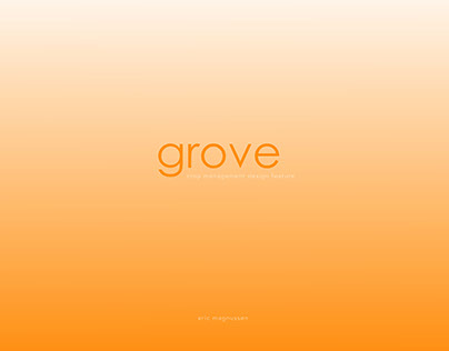Grove Crop Management App