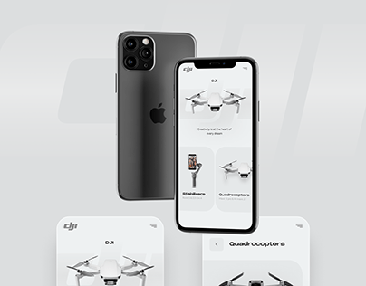 DJI Concept mobile white&black versions
