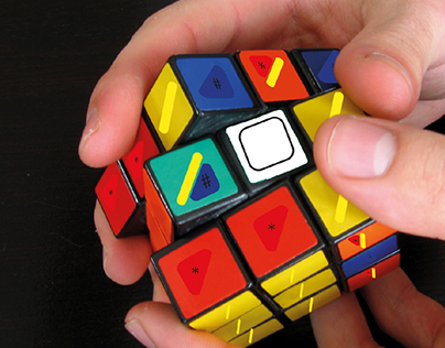 Rubik game Concept for visually challenged people