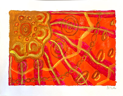 2D Design Australian Aboriginal Inspired Art