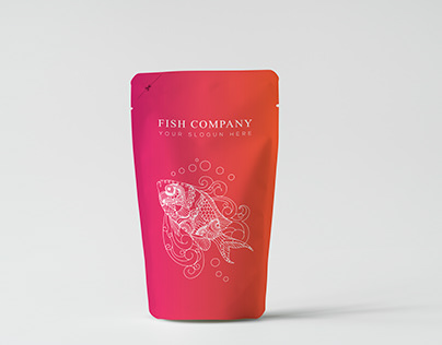 Pouch mockup download free psd templet