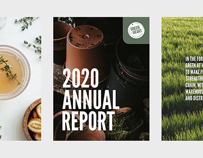Green at Heart - Newsletter and Annual Report Design