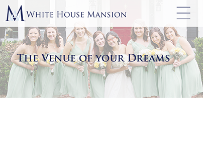 White House Mansion Website Redesign