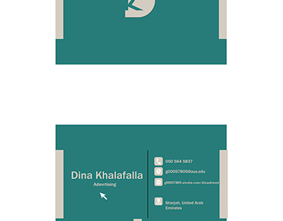Personal Business Card and Logo Initials