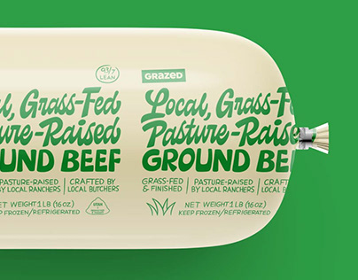 Grazed Beef Packaging Design