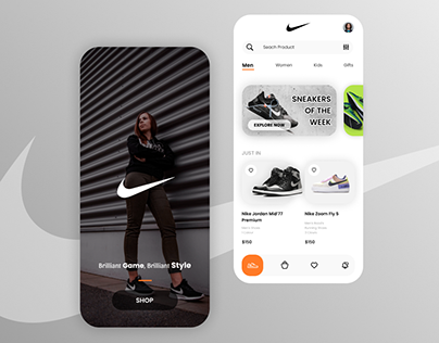Nike Shoes App UI Design