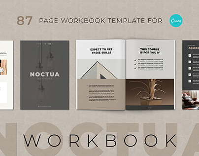 Noctua Workbook Template for Canva