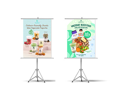 Tripod Banner Promotion Design | Food & Beverage