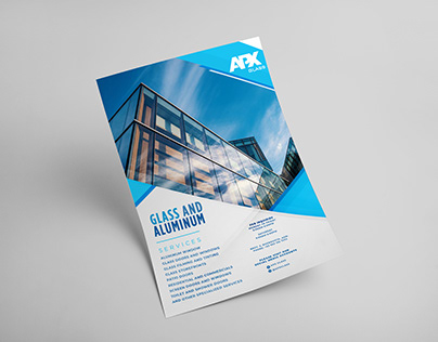 APX-Flyer Design for Glass Company