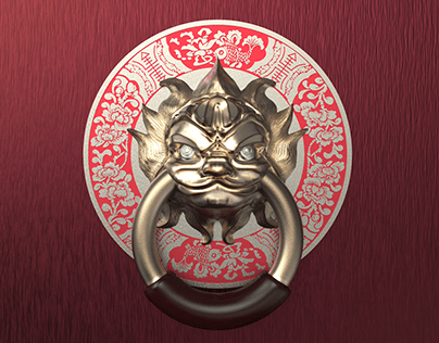 Chinese doorknob