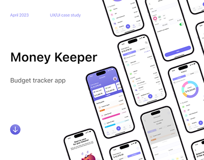 Money Keeper- Mobile app. UX/UI Case Study