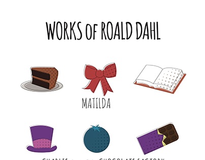 Works of Roald Dahl Icons