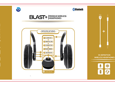 Blast+ Headphones Packaging