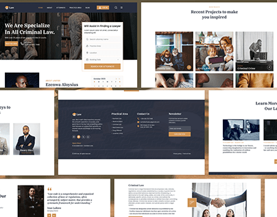 Law Landing Page