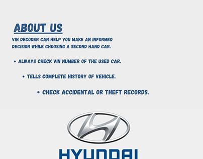 Hyundai Vin Decoder