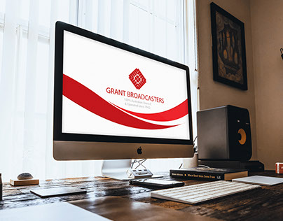 Grand Broadcasters, Business Card and Logo