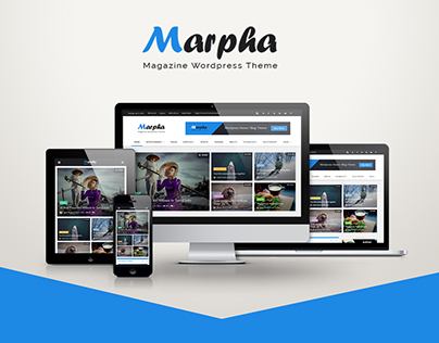 Marpha - Wordpress theme design