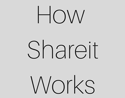 How Shareit Works