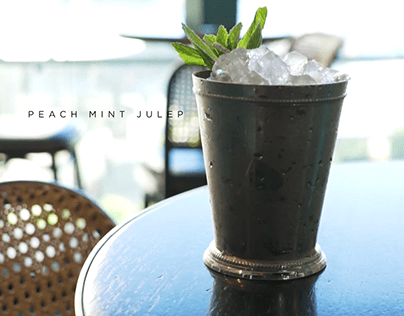 Peach Mint Julep | Mikee Collins