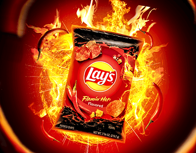 informal poster for lays chips