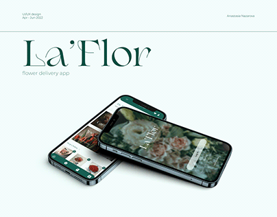 La'Flor — flower delivery app UI/UX design