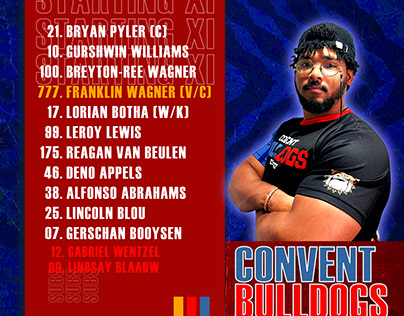 Convent Bulldogs Starting XI