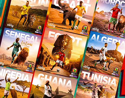 AFCON 2021 Posters ( Sports Graphics )