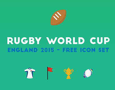 Rugby World Cup 2015: Free Icon Set