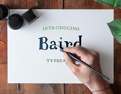 Baird Sketch Serif Typeface