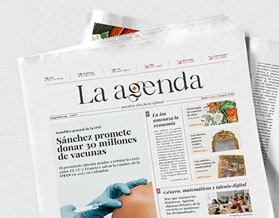 La agenda | Newspaper design
