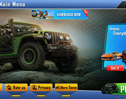offroad Jeep Game Ui