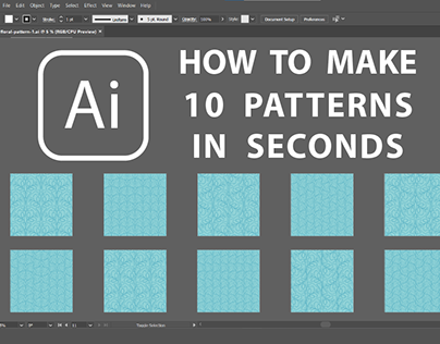 How to make 10 seamless patterns in seconds