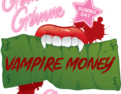 My Chemical Romance "Vampire Money" design