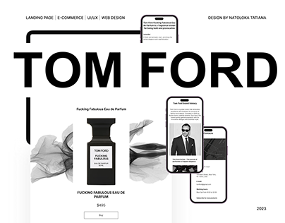Landing page TOM FORD
