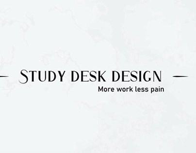 Study Desk Design