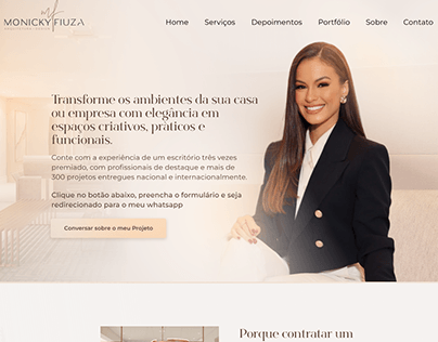 Website Arquiteta - Monicky Fiuza
