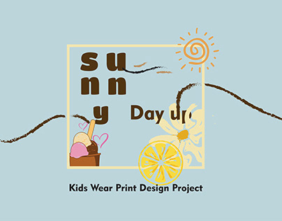 Sunny Day Up | Kids wear Print Design Project