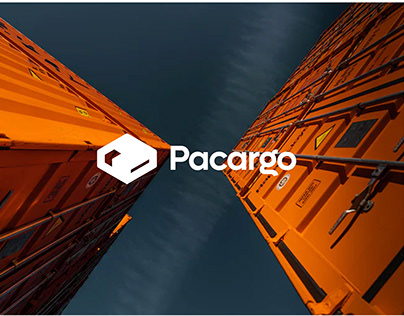 logistic transport logo - cargo shipping logo - p logo