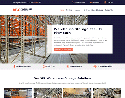 ABC Warehouse Plymouth Web Design